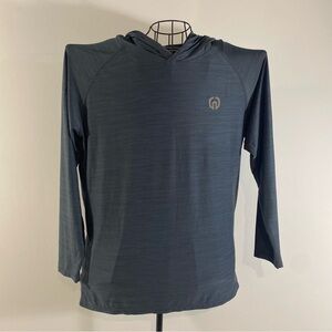 Men's Lightweight Hooded Jacket - Dark Gray